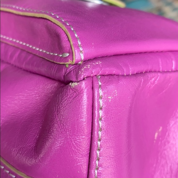 Hot pink leather Hype purse - Picture 6 of 6
